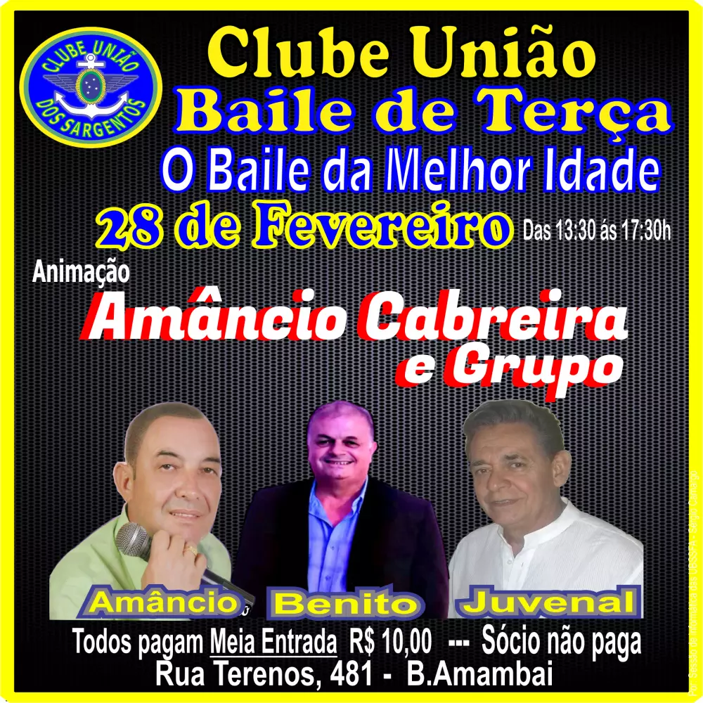 Baile da Melhor Idade 28/02/2023